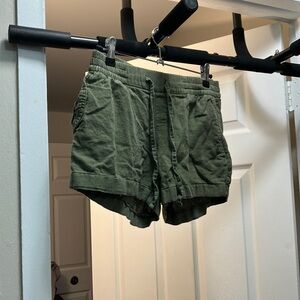 Olive Green Women's Shorts